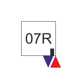 07R - Připojení spodní odsazené (přívod vpravo)