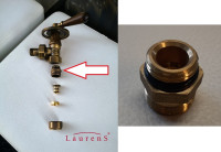 Přechodový díl pro ventily