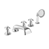 5-dílná koupelnová baterie s hlavicí kombi 5-dílná koupelnová baterie s hlavicí kombi